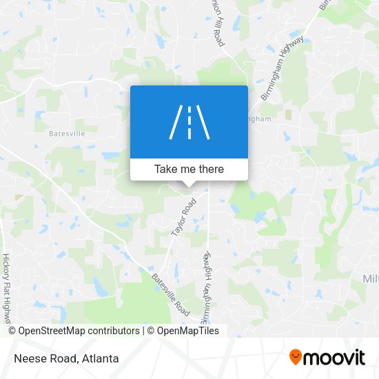 Mapa de Neese Road