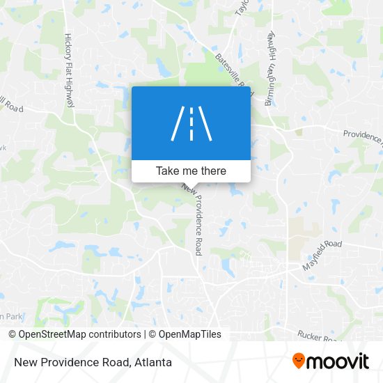 Mapa de New Providence Road