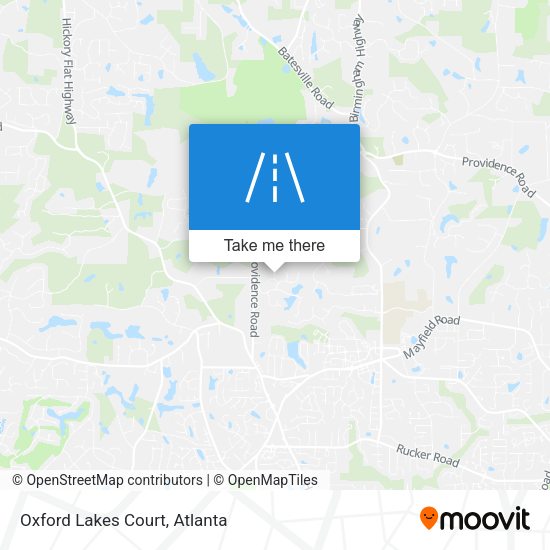 Mapa de Oxford Lakes Court