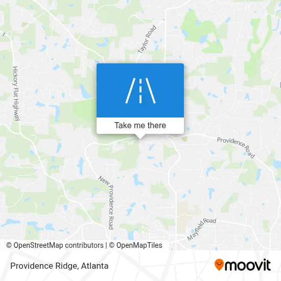 Providence Ridge map