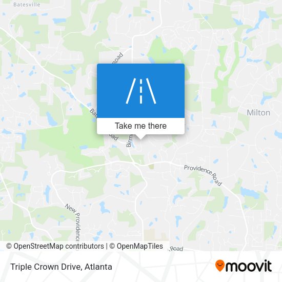 Mapa de Triple Crown Drive