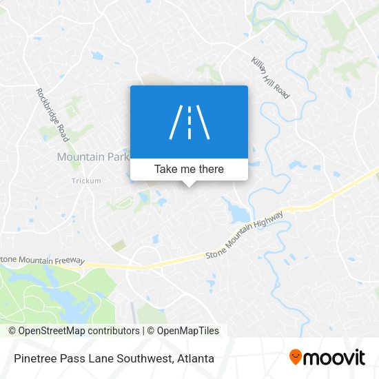 Mapa de Pinetree Pass Lane Southwest