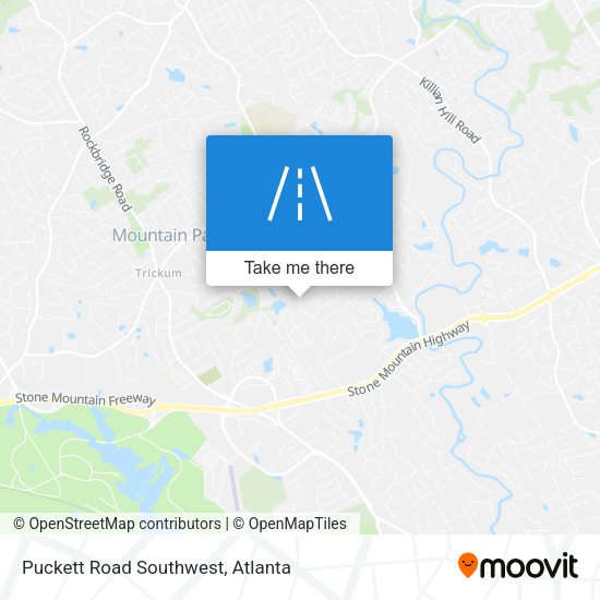 Mapa de Puckett Road Southwest