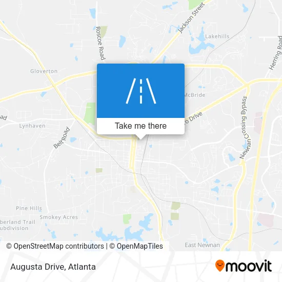 Augusta Drive map
