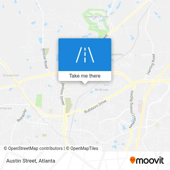 Austin Street map