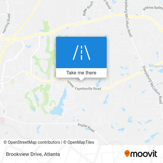 Brookview Drive map