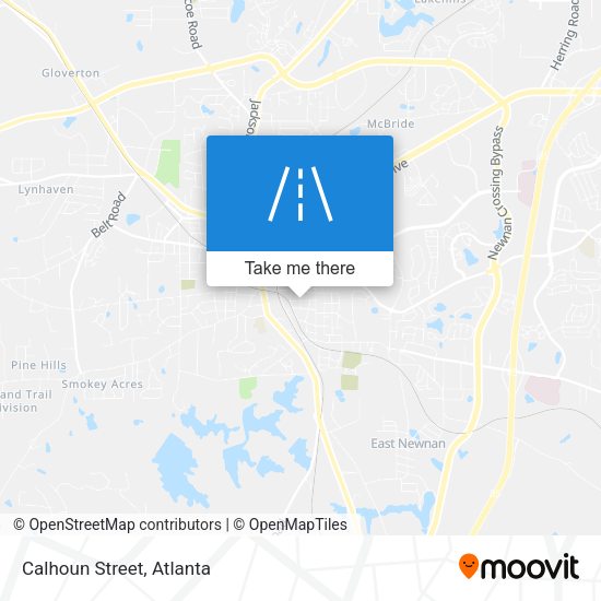 Mapa de Calhoun Street