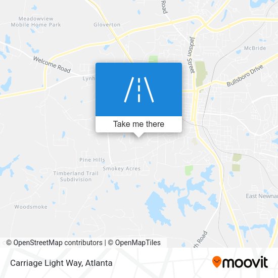 Mapa de Carriage Light Way