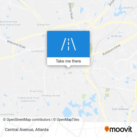 Mapa de Central Avenue