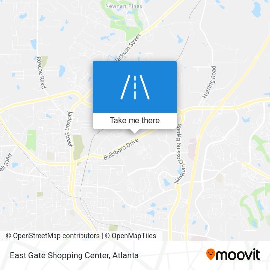 Mapa de East Gate Shopping Center