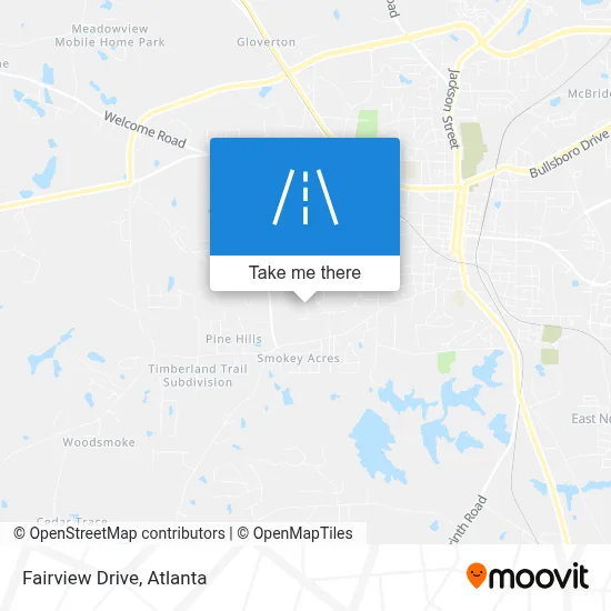 Fairview Drive map