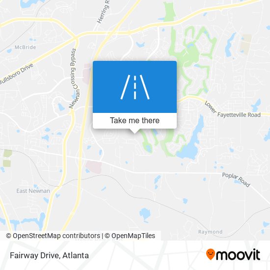 Fairway Drive map