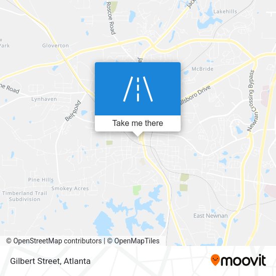 Mapa de Gilbert Street