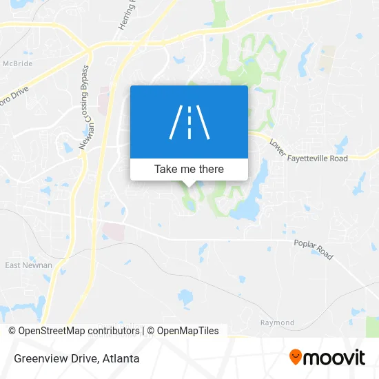 Greenview Drive map