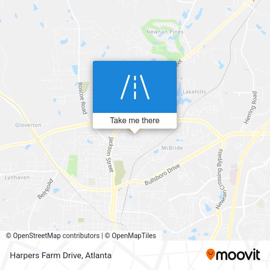 Harpers Farm Drive map