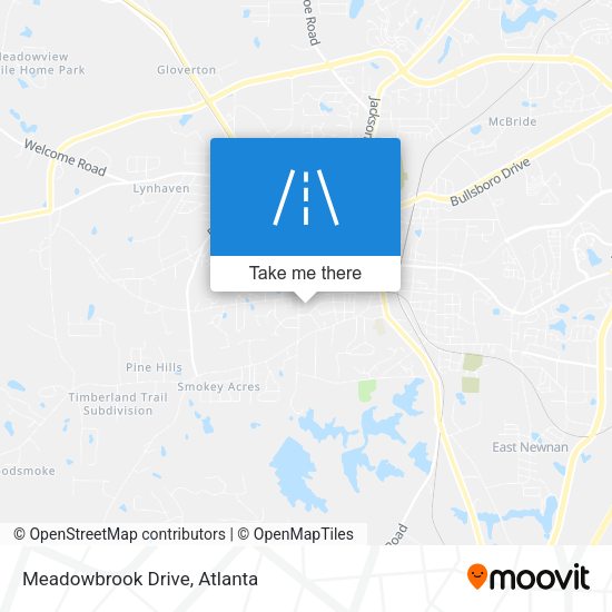 Mapa de Meadowbrook Drive