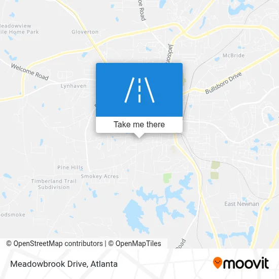 Meadowbrook Drive map