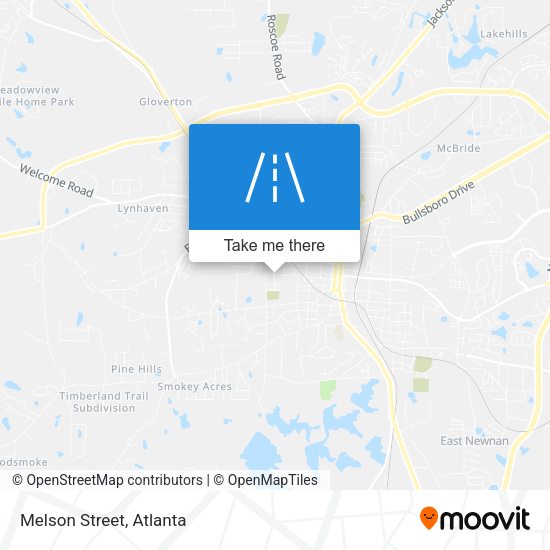 Mapa de Melson Street