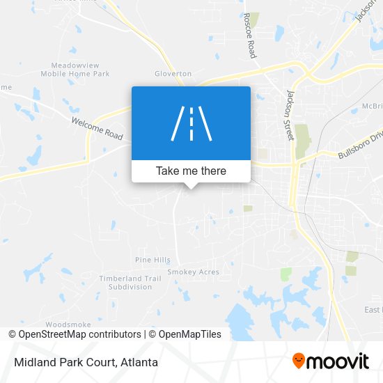 Mapa de Midland Park Court