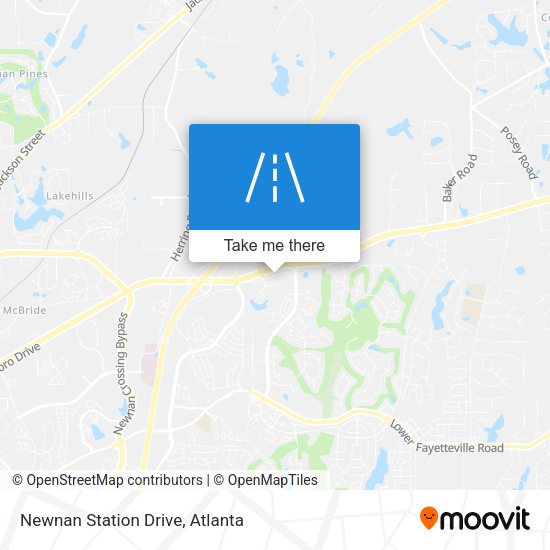 Mapa de Newnan Station Drive