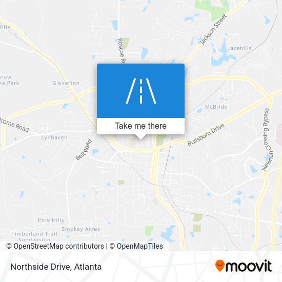 Mapa de Northside Drive