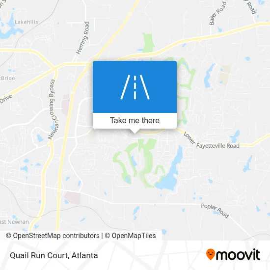 Quail Run Court map