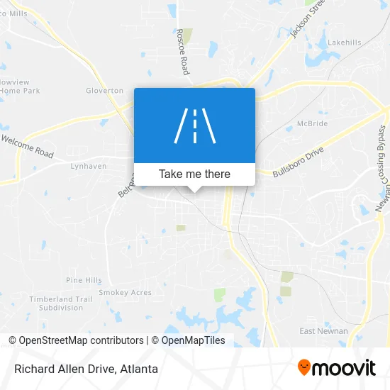 Richard Allen Drive map