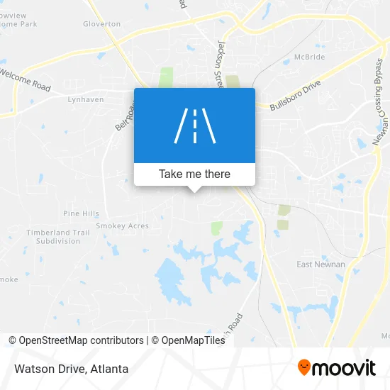Watson Drive map