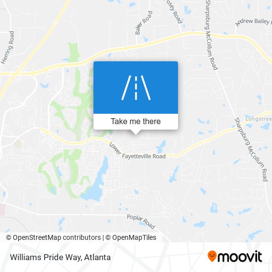 Williams Pride Way map