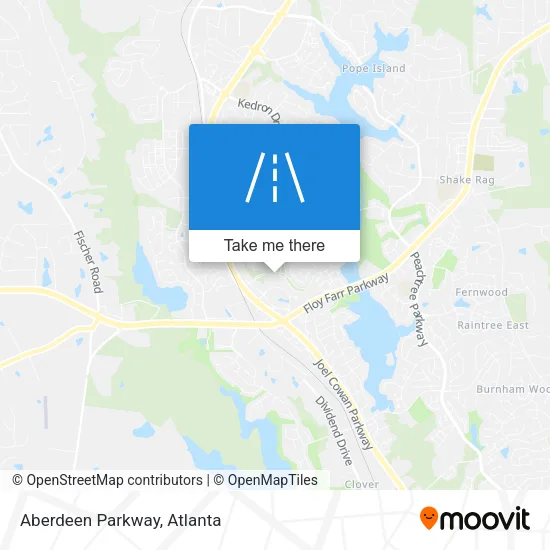 Aberdeen Parkway map