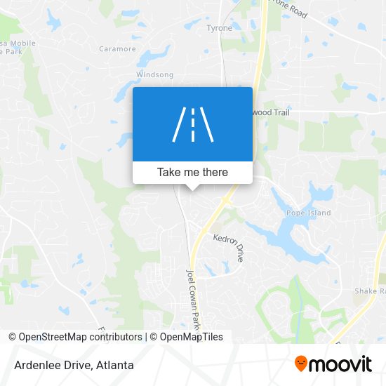 Mapa de Ardenlee Drive