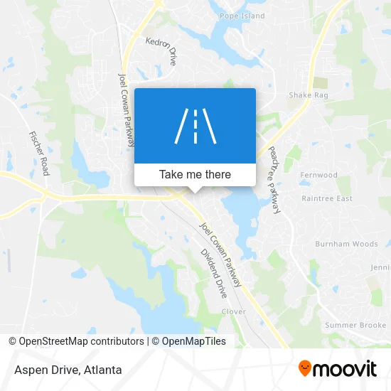 Aspen Drive map