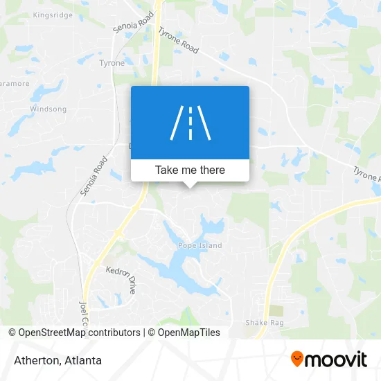 Atherton map