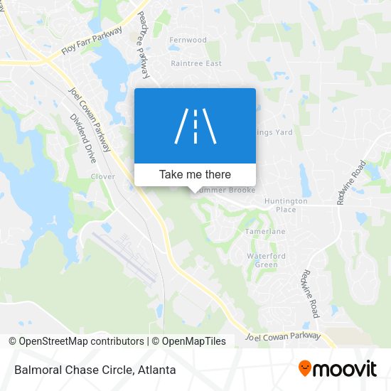Mapa de Balmoral Chase Circle