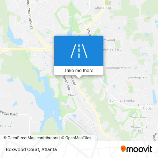 Boxwood Court map