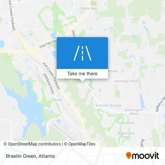 Mapa de Braelin Green