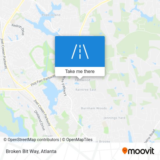 Mapa de Broken Bit Way