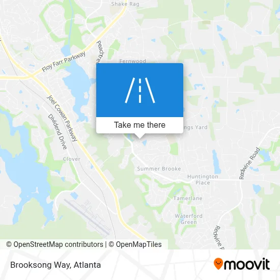 Brooksong Way map