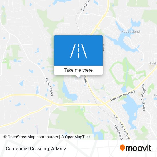 Mapa de Centennial Crossing