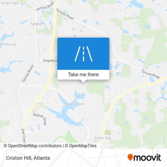 Criston Hill map