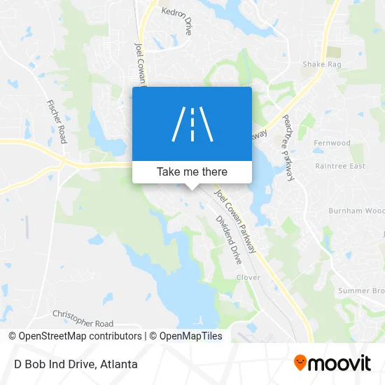 D Bob Ind Drive map