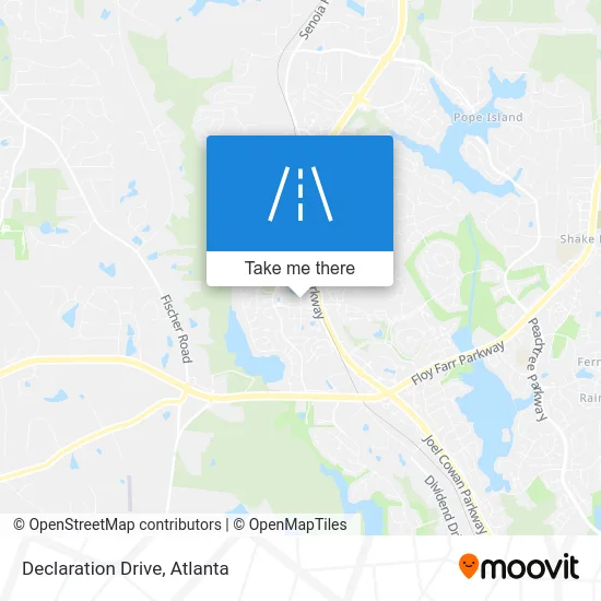 Declaration Drive map