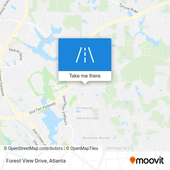 Forest View Drive map