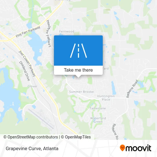 Grapevine Curve map
