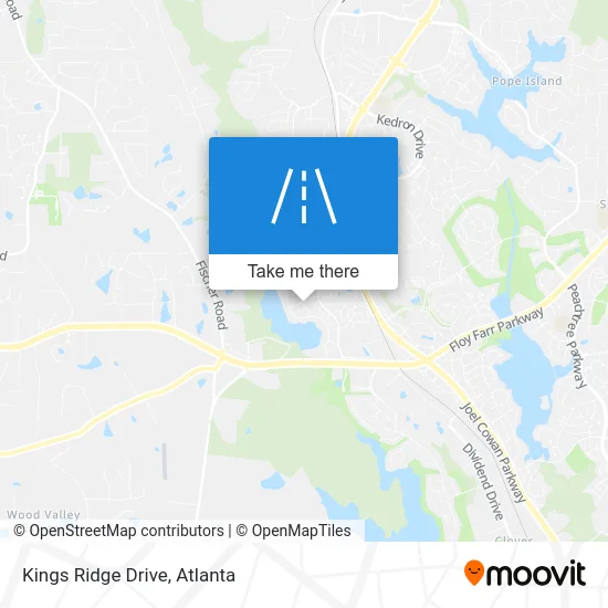 Kings Ridge Drive map