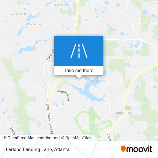Larkins Landing Lane map