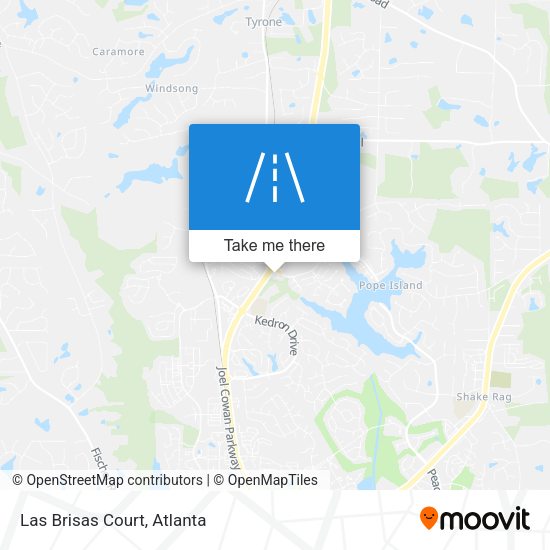 Las Brisas Court map
