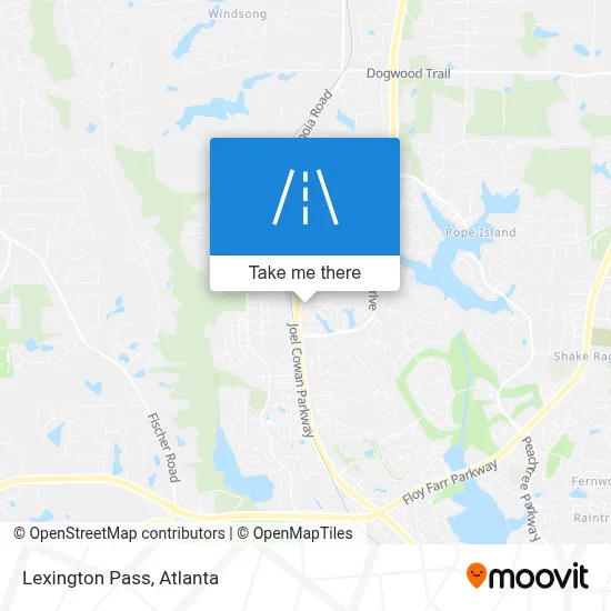 Lexington Pass map