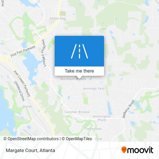 Mapa de Margate Court