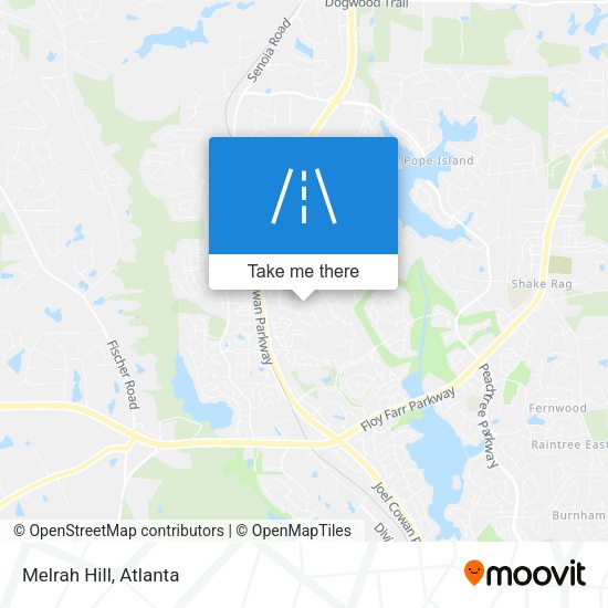 Mapa de Melrah Hill